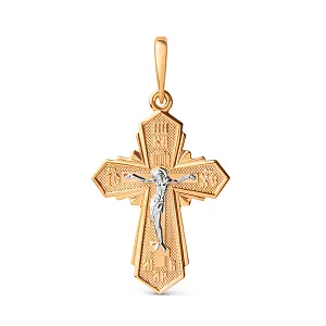 Крест из красного золота