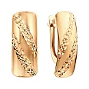 Серьги из красного золота