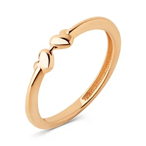 Кольцо из красного золота