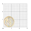 Подвеска из красного золота