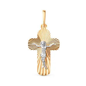 Крест из красного золота