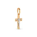 Крест из красного золота