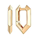 Серьги из красного золота