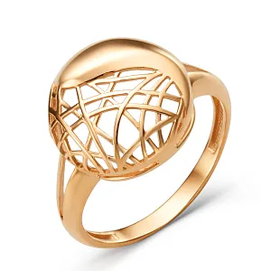 Кольцо из красного золота