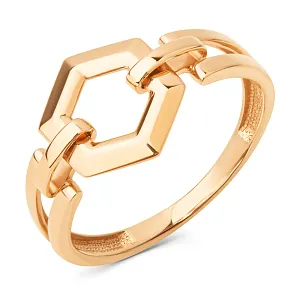 Кольцо из красного золота