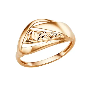 Кольцо из красного золота