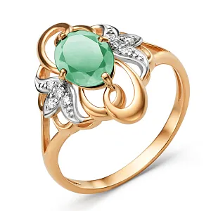 Кольцо из красного золота