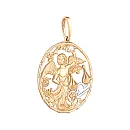 Подвеска из красного золота