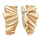 Серьги из красного золота