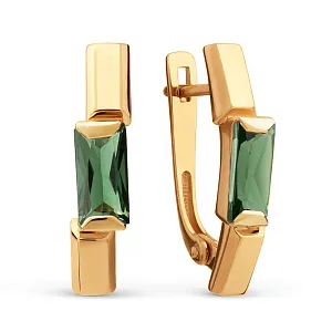 Серьги из красного золота