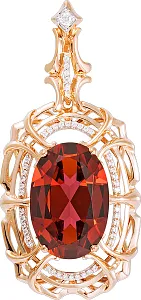 Подвеска из красного золота