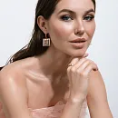 Серьги из красного золота