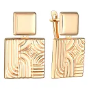 Серьги из красного золота