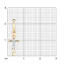 Крест из красного золота с бриллиантом
