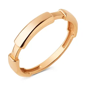 Кольцо из красного золота