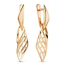 Серьги из красного золота