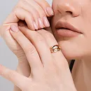 Кольцо из красного золота