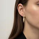 Серьги из красного золота