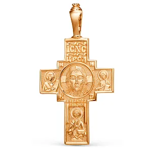 Крест из красного золота