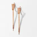 Серьги из красного золота