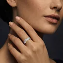 Кольцо из желтого золота с бриллиантами