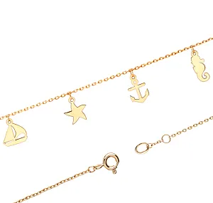 Браслет из красного золота