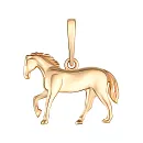 Подвеска из красного золота