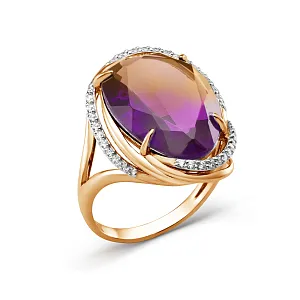 Кольцо из красного золота