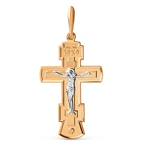 Крест из красного золота