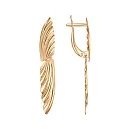 Серьги из красного золота