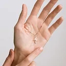 Крест из красного золота