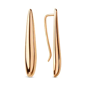 Серьги из красного золота