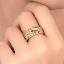 Кольцо из красного золота