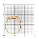 Кольцо из красного золота с фианитами