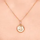 Подвеска из красного золота