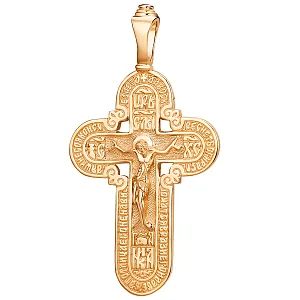 Крест из красного золота