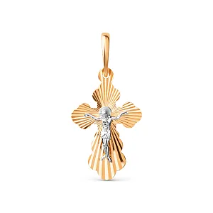 Крест из красного золота