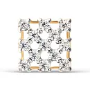 Подвеска из красного золота с фианитами