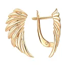 Серьги из красного золота