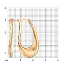 Серьги из красного золота