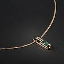 Подвеска из красного золота