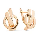 Серьги из красного золота