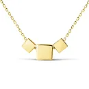 Колье из желтого золота