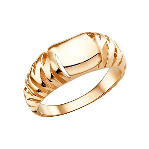 Кольцо из красного золота