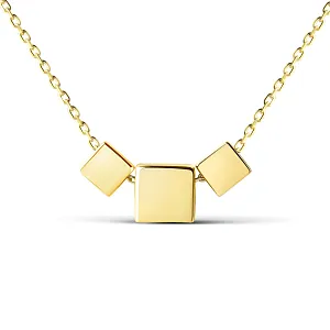 Колье из желтого золота