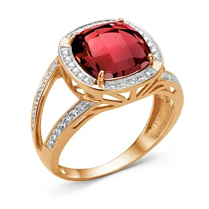 Кольцо из красного золота