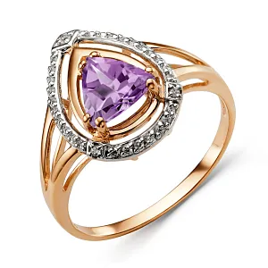 Кольцо из красного золота