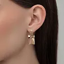 Серьги из красного золота