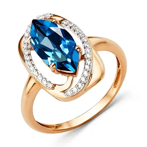 Кольцо из красного золота