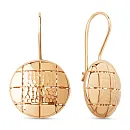 Серьги из красного золота